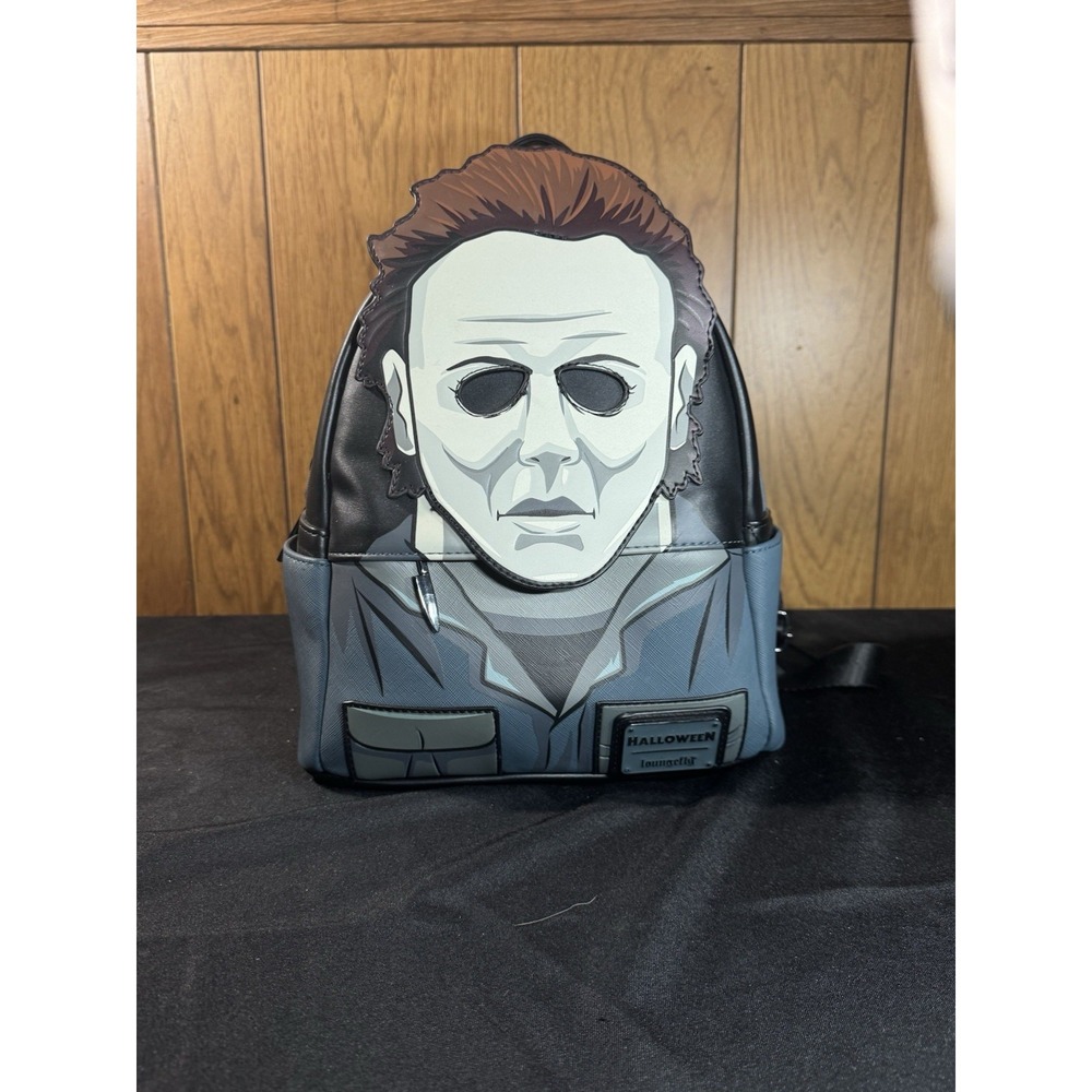 Loungefly Halloween Michael Myers‎ Mask Cosplay Mini Backpack